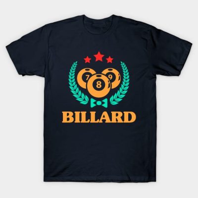 Billiard Pool Billiard Snooker Club T-Shirt Official Billiard Merch