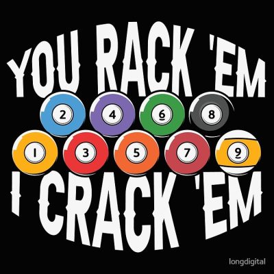 You Rack 'Em I Crack 'Em 2022 Tote Bag Official Billiard Merch