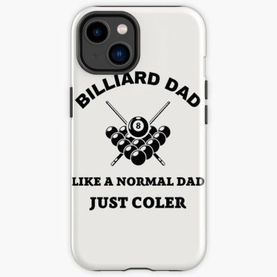Pool Player Shirt For Dad, Pool Player Gift, Funny Pool Shirt, Hoodie, Like A Normal Dad Just Coole Iphone Case Official Billiard Merch
