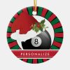 sport billiards christmas santa hat ceramic ornament r56b23d9c68f8400fa356c204df61633e x7s2y 8byvr 1000 - Billiard Gifts Store