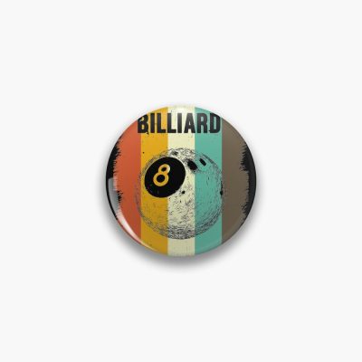 Vintage Retro Billiard Pin Official Billiard Merch