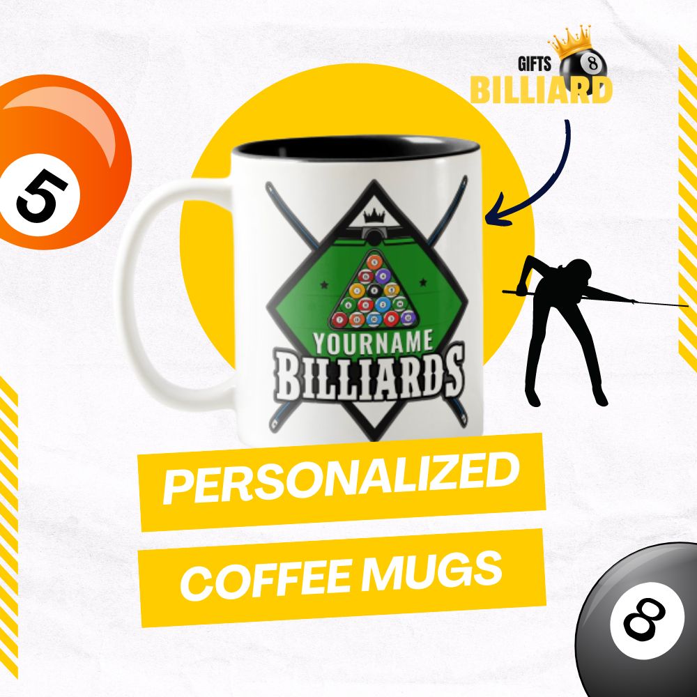 Billiard Gifts Store Personalized Billiard Mugs