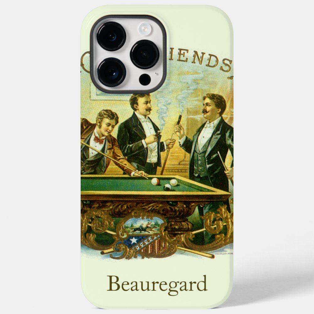 Personalized Vintage Club Friends Billiard Phone Case