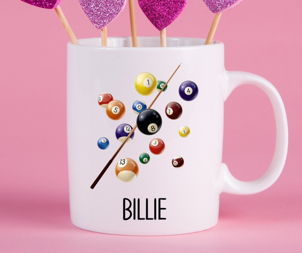 Personalized Billiards Gift Ideas Mug